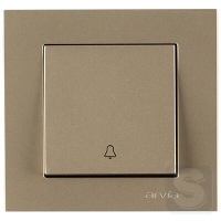 Кнопка звонка Arvia Electric KAREN Титан (20 05 2000 207)